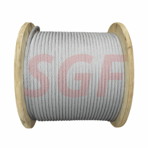 cable guaya alma de acero galvanizado certificada 7*19 8 mm (5/16)