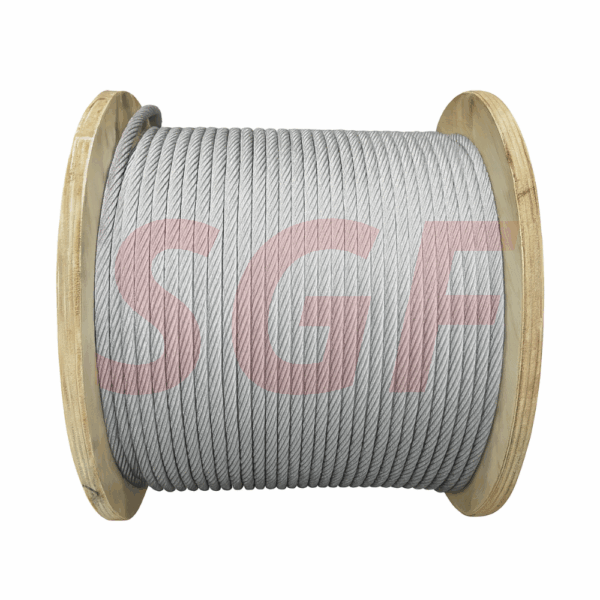 cable guaya alma de acero galvanizado certificada 7*19 8 mm (5/16)
